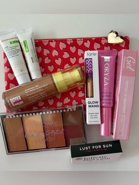 Tarte Glow Wand + Juliette Has A Gun + Makeup Bundle + IPSY Bag, 9 items